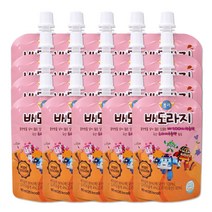 로보카폴리 배도라지 80ml 1개 100% 나주배착즙 국산도라지추출액, 20개