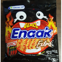 에낙 게메즈 라면과자 스파이시 레벨3, 28g, 18개