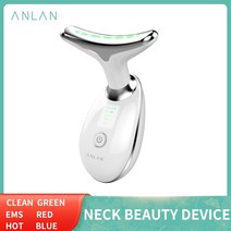 피부미용기 ANLAN 목 얼굴 미용 장치 3 색 LED 광자 치료 피부 미용용품 18, 협동사
