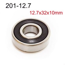 베어링 비표준 트랙 롤러 베어링 ID 12MM 12x35x10 LR 201-2RSR 1 개, 06 12.7x32x10