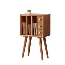 레코드판수납장 LP정리함 보관 수집 책장, 라이트월넛컬러(수입소나무) 45+28+76