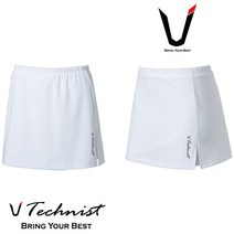 테크니스트 배드민턴 스커트 화이트 TWS-06 WH 일자 민자 테니스 골프 요넥스 플파 운동복 JK슈즈