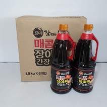 진미 잘되는맛집 매콤 장아찌소스 1.8Lx6개입(한박스