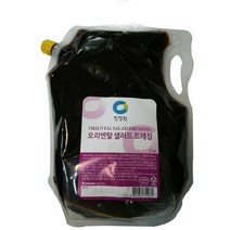 청정원오리엔탈드레싱2kg, 청정원 오리엔탈샐러드 드레싱 2kg