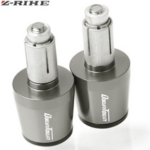 KYMCO-다운타운 DT 200i 125 250 오토바이 액세서리 7/8 인치 22MM 핸들 바 핸드 그립 엔드 캡, 03 Gray