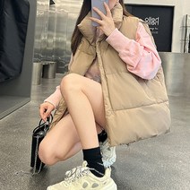 수맘 수엠w 여성 패딩 조끼