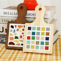 솜씨키트 타일 냄비받침 만들기 DIY 키트, 기본패키지 비정형타일, 1개
