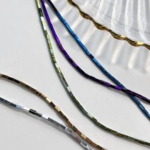 [1g]3mm 헤마타이트 직사각큐브 5종 6-11 원석 팔찌 목걸이 비즈 부자재 diy, 실버