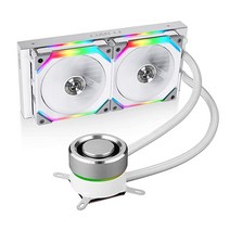 Lian Li GALAHAD AIO 360 RGB 유니 팬 SL120 에디션 쿨러 화이트 (GA-360SLA)