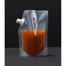 투명 스파우트파우치 육수팩 소스용 29x42+14 (5kg), 100장