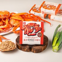 간장게장 양념 순살 게장 꽃게장 새우장, 붉은대게장 크래미 150g x 2팩