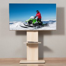 TV스탠드거치대 OLED lg 삼성 호환 무타공 브라켓 받침대 50인치 60인치 65인치 B﻿FS-1646N(화이트)