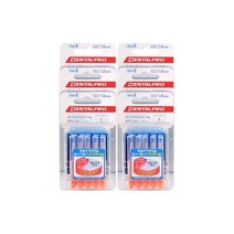 치간칫솔 3호 10p 휴대용 6개덴탈프로, 덴탈프로 치간칫솔 3호 10p 휴대용 치간칫솔 6개
