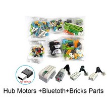 새로운 빌딩 블록 WeDo 3.0 로보틱스 건설 모터 센서 세트 2.0 교육용 전기 줄기 DIY 장난감과 호환 가능, 03 Bluetooth Hub Bricks