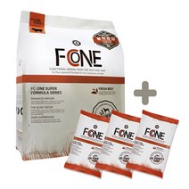 에프씨원 강아지사료 소고기 2kg +증정3 홀리스틱 인도어 사료 FCONE 죠스펫, 에프씨원사료 ( 소고기2kg +증정추가 ), 1개, 소