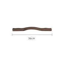 괄사 마사지 도구 탄화 나무 스틱 스크래퍼 어깨 목 허리 다리 종아리 바디 치유 슬리밍, 탄화 나무-36cm