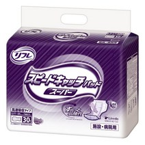 리프레 리프레 스피드 캐치 패드 슈퍼 30매입(테이프 타입용) [성인용 기저귀], 단일