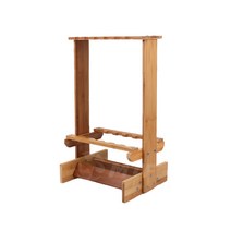 앵글러 원목 로드거치대 12칸 낚시대 전시거치대