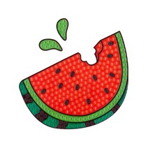 스티커보석십자수 8종, 8여름수박