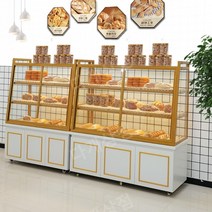 원목 화이트 카페 쇼케이스 베이커리 냉장 업소용 인테리어 호텔 마카롱 빵 케익 유리 진열대 쿠키, 화이트1.2길이x0.55너비x1.6미터높이