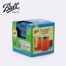 건강-드림_볼 메이슨 블루 와이드 뚜껑 밴드 6p세트 유리자 밀폐자 볼뚜껑 볼레귤러 드리킹자 볼자 볼메이슨 유리병 유리컵_rjsrkdemf, 옵션선택사항없습니다, 정한상품*