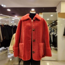 안지크 NC12 기본카라 리얼 양모코트 DG4MT5950