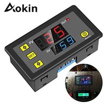 디지털제어모듈 타이머 릴레이 dc 12v 20a 프로그래밍 가능 디지털 시간 주기 지연 스위치 모듈 1500w 220v 110v 온-오프 제어 0-999 초 분 시간, DC 110-220V