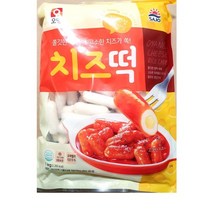 [더착한푸드]치즈떡(오양 1K) 식자재마트 대용량 업소용 떡볶이 떡복이 치즈떡볶이 분식재료 추억의떡볶이, 1kg, 1개