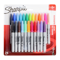 [커스텀팩토리] 샤피 베이직 24색 세트 Fine 1mm 1세트, 선택안함