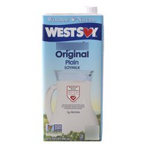 Westbrae 내추럴 웨스트소이 오가닉 오리지널 플레인 소이밀크, 946ml, 1개