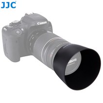 JJC LH-60 카메라 렌즈 후드 캐논 EF 75-300mm f/4-5.6 III USM EF-S 55-250mm f/4-5.6 IS II 렌즈 교체 캐논 ET-60