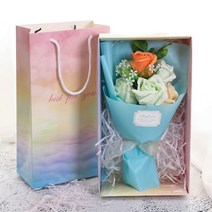 라이징 데일리 비누꽃 8종 꽃다발 인테리어 장식 소품, 이플린 그린