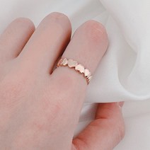 [써지컬스틸] 통통하트 반지 (3color)