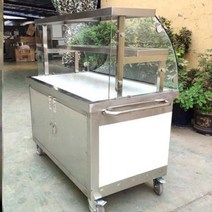 마차 매대 이동식 수납 이동 노점상 조식차 냉면 손수 v 시외 빙수 노점차 할로겐차, 01 공식 표준 분배, 03 1.2m 유리덮개 안쪽 판넬 C37