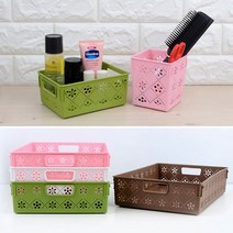 socean PP 펀칭 바구니 사각 케이스 빗통 바스켓 정리함 수납 상자 오픈 부품 박스 플라스틱 바스껫 PVC 아크릴 바구