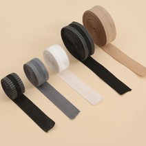 청바지 기장 조절 패치 바지 밑단 줄이기 테이프 큰옷 길이 수선 리폼 다리미 접착 의류 부자재 검정 1M