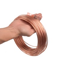 동 파이프 작은 구리 튜브 에어컨 냉장고 냉동 압축, 1.8mm 외경 0.8mm 내경 - 길이1m