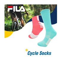 [기타] FILA 휠라 자전거 삭스 반양말, 색상:여성용 네온민트