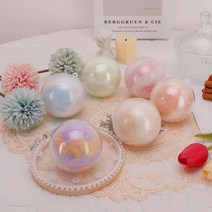 소비아 천연 배쓰밤/바쓰밤/볼/러쉬 거품입욕제 6종, 로만핑크(체리블러썸) 볼입욕제