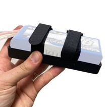 FEICHAO RC 자동차 탄소 섬유 배터리 장착 플레이트 트레이 스트랩 SCX-10 SCX10 1/10 크롤러 예비 부품, [02] Plastic Plate