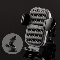 앤드닷 차량용 무선충전기 듀얼코일 통풍 기능 3세대 송풍구형+대시보드형 거치대 포함, EA1