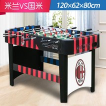 2인용 축구 테이블 게임 스포츠 사커 보드 풋볼 오락기, 블랙