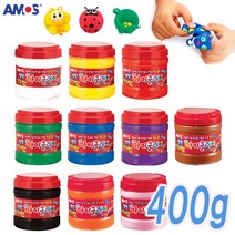 대용량 아이클레이(400g)-낱색 탱탱클레이 점토 미술 공예 만들기 요술점토 방과후수업, 초록색