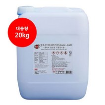 동방식품 빙초산20kg 식품첨가물 대용량 빙초산 천연제초제, 1개, 20kg