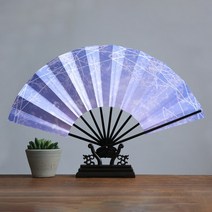 중국 전통 꽃 부채 댄스 팬 다채로운 29*51cm 성인 핸드 방수 이브테일 a 메인 Abanicos Para Boda De Mano, 한개옵션1, 24 A24