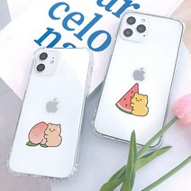 [아칸] 곤룐 쨀리공장 복숭아수박 방탄케이스 (P001060896)