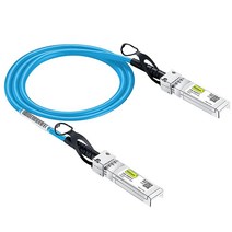 10Gtek 오렌지 컬러 10G SFP+ DAC 케이블 시스코 SFPH10GBCU1M 메라키 MACBLTA1M 유비퀴티 유니파이 디링크 슈퍼마이크로 포티넷 넷기어용 트위낵스 SFP, Blue_3m