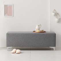 나무뜰 코젯 책장형/수납형 인테리어 벤치 소파, 코젯 1200 모던 패브릭 벤치 소파 SRS022C, 진그레이