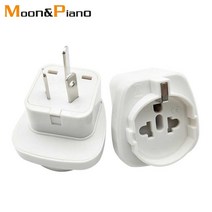 1PC 전기 플러그 전원 소켓 어댑터 호주 여행 EU 미국 AU AC 변환기 100V, Au 플러그_WHITE