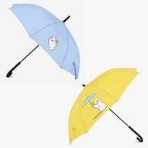 에비츄 자동 캐릭터 장우산 가벼운 노랑 여자 남자 아이 초등생 중학교 중학생 여름 우산